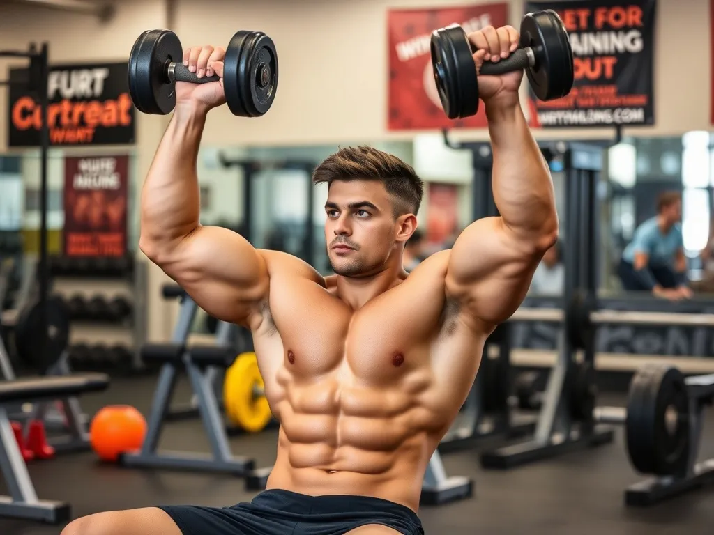 Wyciskanie hantli nad głowę siedząc: jak poprawić swoją technikę?